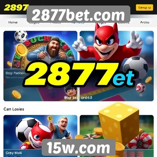 Diversidade de jogos oferecidos por 2877bet.com